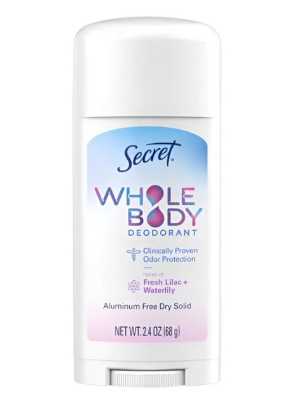 Secret Whole Body Deodorant Stick - Fresh Lilac + Waterlily, NEW